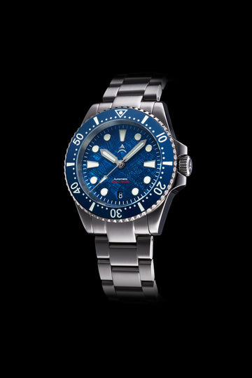 Axios Watches Ironclad 40 Deep Blue Meteorite