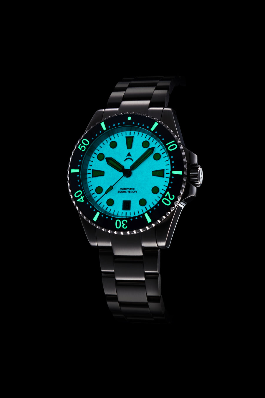 Axios Watches Ironclad 40 Full Lume White